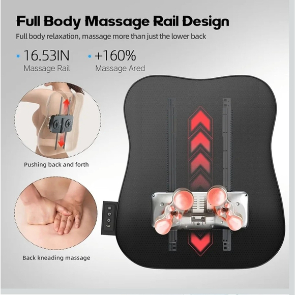 Walking Full Back Massager with Heat,Rechargeable Cordless Back Massager. - Picture 2 of 10